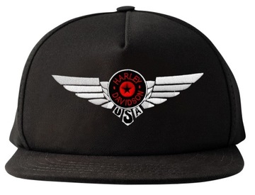 Czapka z daszkiem Snapback Harley Davidson Motoryzacja Haft Savage