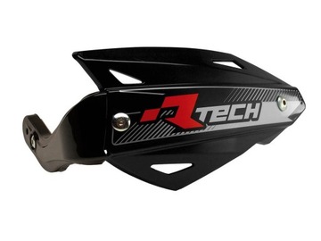 RACETECH OSŁONY RĄK (HANDBARY) VERTIGO ATV KOLOR CZARNY (Z 3 RODZAJAMI MOCO