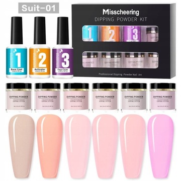 Пудра-макалка TITANIUM MANICURE KIT 6шт.