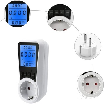 СЧЕТЧИК ЭНЕРГОСБЕРЕЖЕНИЯ 16А ЖК-дисплей макс. 3680 Вт 7 режимов мониторинга