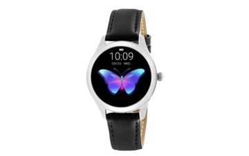 Smartwatch Rubicon RNAE36 srebrny czarny pasek