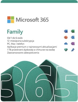 Microsoft Office 365 Family 30 ПК или MAC