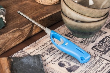 Отличная зажигалка для кухонной плиты, пластик, 28 см, синяя