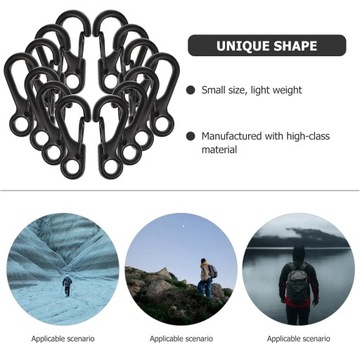 Brelok do kluczy, karabińczyki wspinaczkowe z klamrą sprężynową