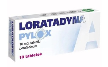 Loratadyna Pylox, 10 tabletek