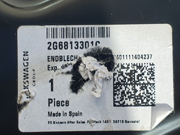 VW POLO 2G 2G6 РЕМЕНЬ ЗАДНИЙ 2G6813301C