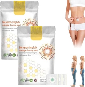 Plastry wyszczuplające z jadem pszczelim dla kobiet i mężczyzn - 20pcs