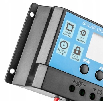 РЕГУЛЯТОР ЗАРЯДКИ NEO 12В 24В ЖК-ПАНЕЛЬ 10А