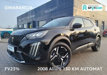 Peugeot 2008 II SUV Facelifting 1.2 PureTech 130KM 2024 Peugeot 2008 243 Allure 130KM Automat I wl. DEMO Gwarancja FV23