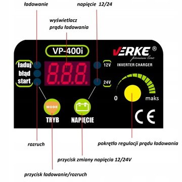 ИНВЕРТОРНЫЙ АККУМУЛЯТОРНЫЙ ВЫПРЯМИТЕЛЬ 400А ПУСКОВОЕ ЗАРЯДНОЕ УСТРОЙСТВО