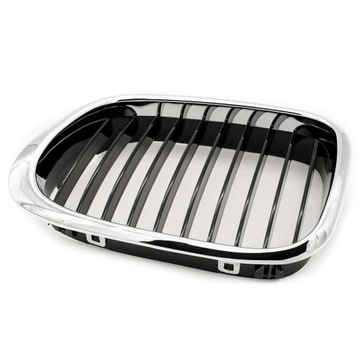 РЕШЕТКА ПОЧЕК GLAY BMW 5 E39 51132497261 ЧЕРНЫЙ ХРОМ
