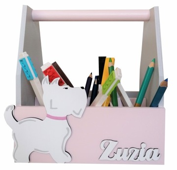 ORGANIZER NA BIURKO DLA DZIECKA Z IMIENIEM