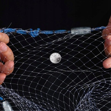 profesjonalna sieć rybacka dobrej jakości 2,4m sieć rybacka do rzucania