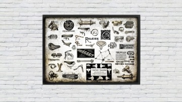 BIKE PARTS, плакат, № 2, старая реклама