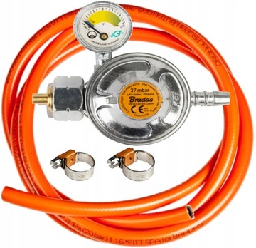 WĄŻ DO GAZU 2m REDUKTOR GAZOWY do BUTLI OPASKI G4