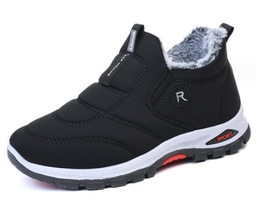 BUTY ZIMOWE Męskie ŚNIEGOWCE CIEPŁE OCIEPŁANE