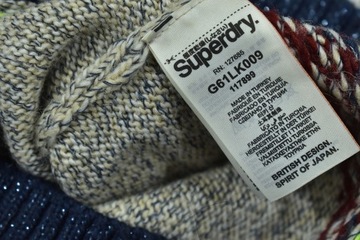 SUPERDRY Knit Sweter Damski Norweski Wool / S