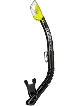 TUSA SET маска VISIO трубка DRY VALVE ласты SOLLA FF-23 желтый