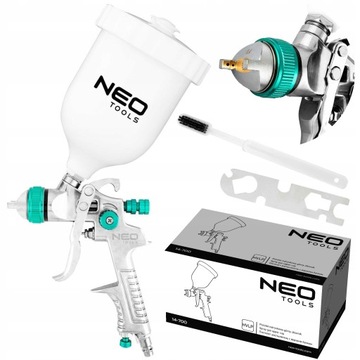 NEO Tools HVLP РАСПЫЛИТЕЛЬ 0,6 л 1,4 мм С ВЕРХНИМ БАКОМ 14-700