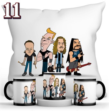 НАБОР METALLICA ВОЛШЕБНАЯ КРУЖКА + ПОДУШКА + ИМЯ