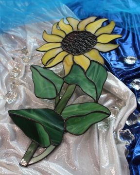 Витраж Тиффани подсолнух