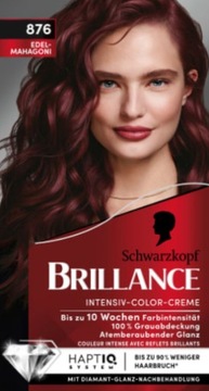 Schwarzkopf Brillance farba mahoń 876