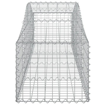 Габионные корзины, 14 шт, 200х50х40/60 см, оцинкованное железо