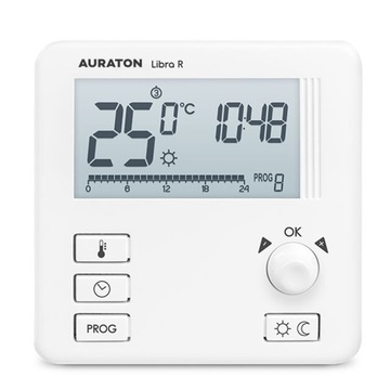 AURATON LIBRA SET БЕСПРОВОДНОЙ ЕЖЕНЕДЕЛЬНЫЙ РЕГУЛЯТОР ШИМ-КОНТРОЛЛЕР ПЕЧИ