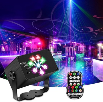 PROJEKTOR DYSKOTEKOWY KULA DISCO REFLEKTOR UV LED