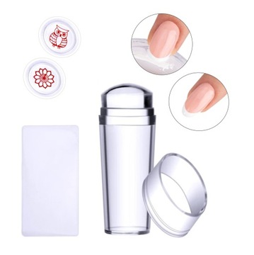 PRZEZROCZYSTY ŻELOWY STEMPEL DO PAZNOKCI FRENCH