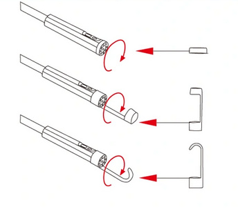 ИНСПЕКЦИОННАЯ камера ДУО ЭНДОСКОП 10М 9LED 2xFULL