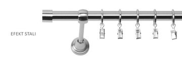 Карниз ОДИНАРНЫЙ 320 СМ 19 ММ SMART METAL 3 ЦВЕТА RENA