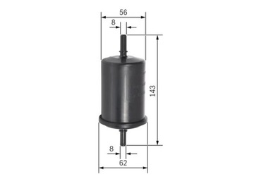 BOSCH FILTR PALIVA