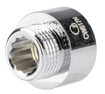 УДЛИНИТЕЛЬ-ПЕРЕХОДНИК, ХРОМИРОВАННАЯ ЛАТУНЬ, GW 3/4x1/2 GZ 15