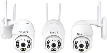 НАРУЖНАЯ ВРАЩАЮЩАЯСЯ КАМЕРА 3 МП IP WiFi 4xZOOM ОБНАРУЖЕНИЕ ТРЕКИНГ 3 МП