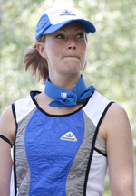 Охлаждающий жилет для бега, футболка, черный