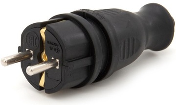 WTYCZKA GUMOWA HERMETYCZNA IP 44 230V 16A SCHUKO