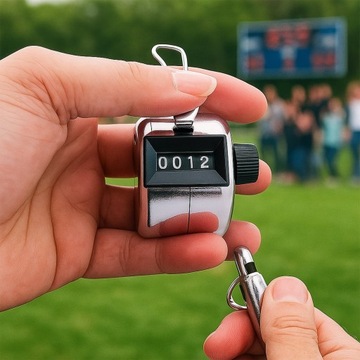 LICZNIK MECHANICZNY RĘCZNY KLIKER KLIKACZ CLICKER METAL KROKOMIERZ PEDOMETR