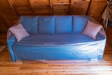 Folia ochronna / pokrowiec na kanapę 4-osobową