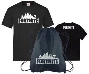 Zestaw FORTNITE Koszulka Rozmiar 140 + Worek