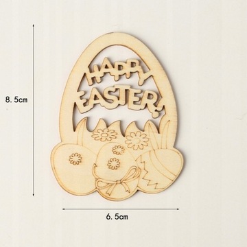 20 sztuk Wielkanoc jajko wycięcia