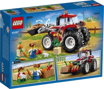 LEGO CITY TRACTOR (60287) КОМБАЙНОВЫЙ СЕЛЬСКОХОЗЯЙСТВЕННЫЙ ТРАКТОР