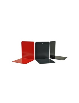 Набор из 4 металлических подставок для книг и переплетов, высота 240 мм, красный