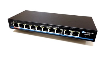 Коммутатор POE 8xPOE 2xUplink GIGABIT 120W URUS