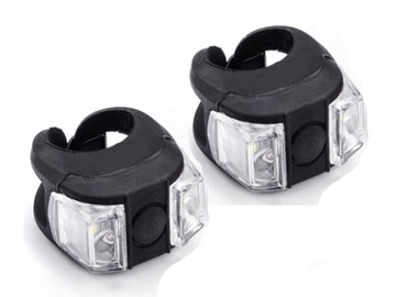 ВЕЛОСИПЕДНЫЕ ФАРЫ СВЕТОДИОДНЫЕ ВЕЛОСИПЕДНЫЕ ФАРЫ ПЕРЕДНЯЯ ЗАДНЯЯ 2 ШТ.