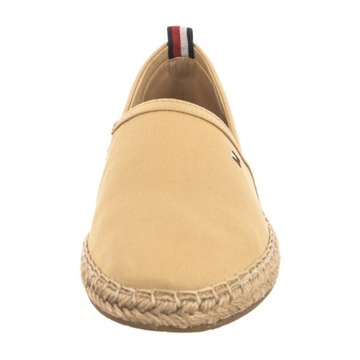 Buty Espadryle Tommy Hilfiger Basic Flat Espadrille Harvest Beżowe