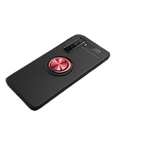 Plecki SORAKA do Huawei P40 Lite 5G 1 czarny z czerwonym pierścieniem
