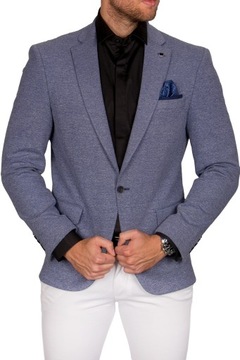 Модная мужская темно-синяя куртка Фп-5, размер 58.