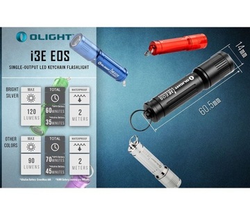 Olight I3E EOS TX Черный фонарик