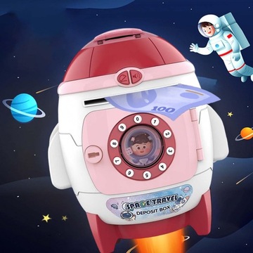 копилка игрушки Мультяшная ракета Копилка Пр
